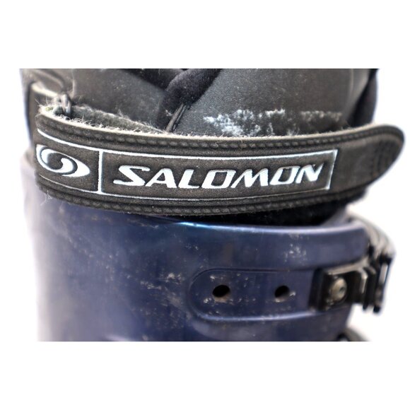 Salomon 660 Ski Boots Blue Black Adult Alpine Downhill Ski Equipment - Picture 3 of 14